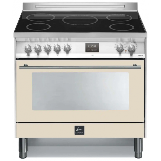 Aragaz Lofra RBI66MFT/CI, 60x60 cm, gaz, 4 arzatoare, grill, aprindere electronica, timer, crem