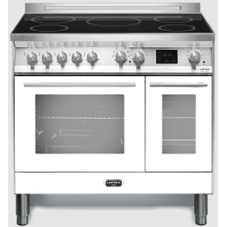Aragaz cu inductie LOFRA 96MFTE/5I Venezia A 90x60x85 / 90.5 cm 5 zone de gatit 2 cuptoare electrice temperatura max 270 C° Alb