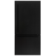 Frigider 1 usa IOMABE ICO19JSPR 3BM-DBM No Frost Clasa energetica E 530 l Negru mat