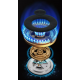 Aragaz LUXUS Belle Epoque Gold LUX90E5S110 INOX 90/60 cm 5 arzatoare gaz (1 WOK) gratare fonta cuptor electric XXL 140 L