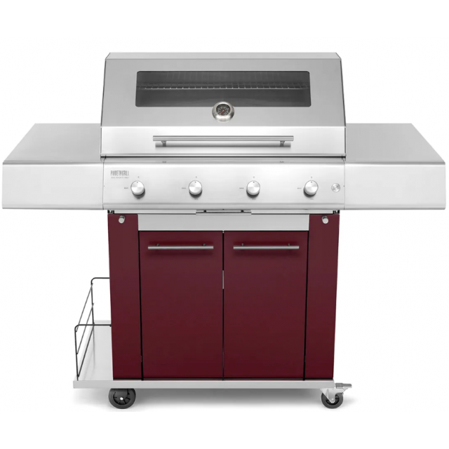 Gratar PIANETAGRILL PIANETAGRILL2 GRENA plită 750x450 mm și rafturi laterale