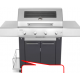Gratar PIANETAGRILL PIANETAGRILL4 ANTRACIT plită 750x450 mm și rafturi laterale