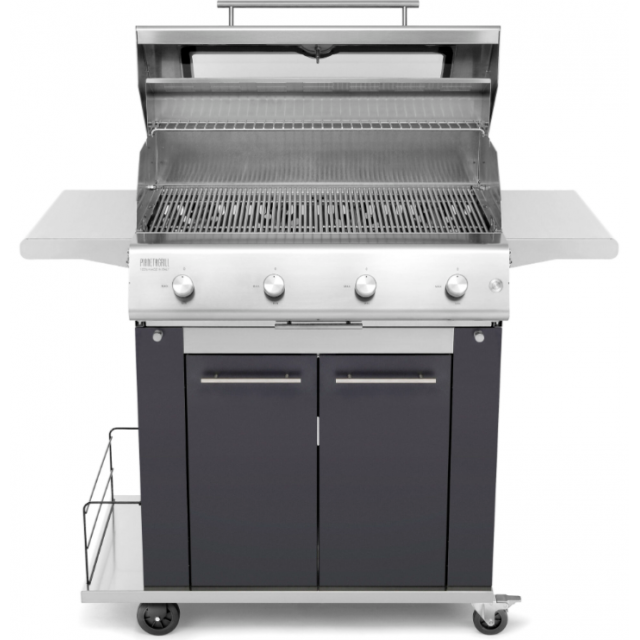 Gratar compact PIANETAGRILL PIANETAGRILL19 ANTRACIT plită mare 750×450 mm,poate fi combinată cu un grătar din oțel inoxidabil