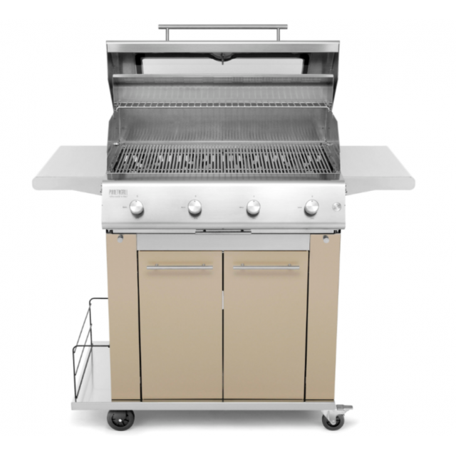Gratar compact PIANETAGRILL PIANETAGRILL22 CREM plită mare 750×450 mm,poate fi combinată cu un grătar din oțel inoxidabil