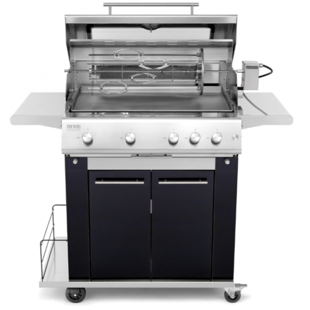 Side by Side Luxus LUX-SBS556B2D, Clasa A+, 556 litri,H 177 cm, Negru