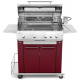 Gratar pe gaz PIANETAGRILL PIANETAGRILL28 GRENA plită mare de 750x450 mm, combinabilă între grătare cu tije