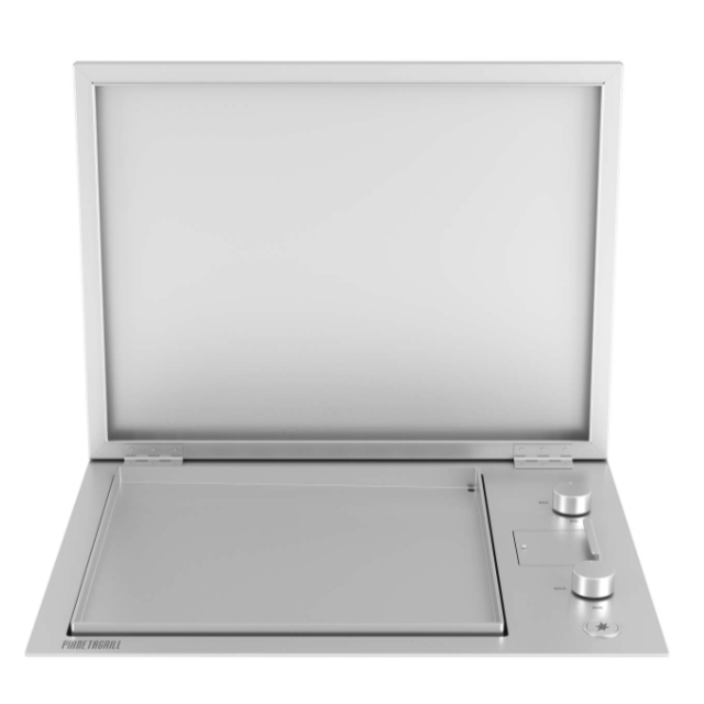 Gratar pe gaz incorporat PIANETAGRILL PIANETAGRILL53 INOX atinge o temperatură de 200° în doar 6 minute