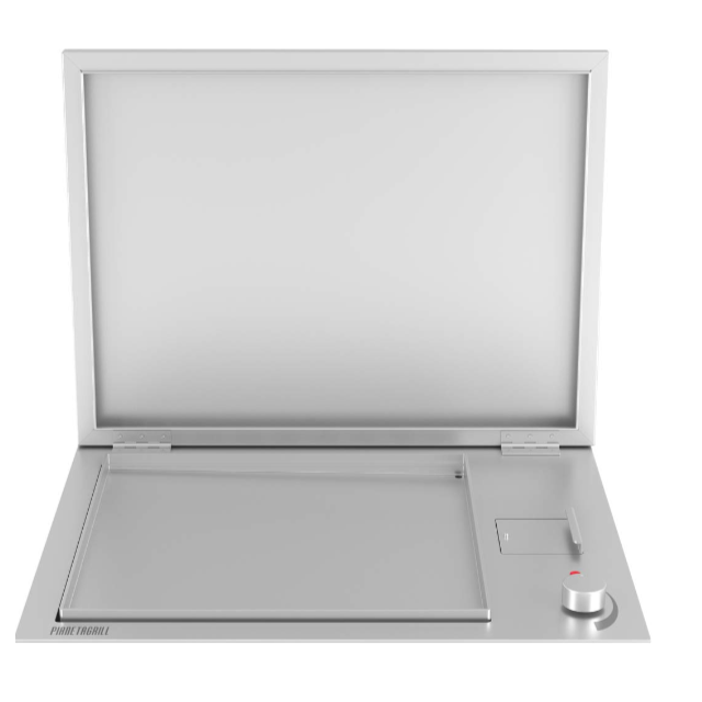Gratar electric incorporat PIANETAGRILL PIANETAGRILL54 INOX atinge o temperatură de 200° în doar 8 minute