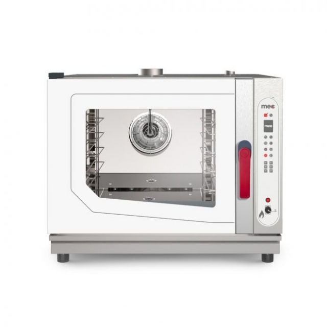 Cuptor cu abur pe gaz MEC PG46DSVR.1B-L Linia gaz, 4 tavi 600x400 mm – GN 1/1