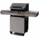 Gratar ELITE TURBO DOLCEVITA BBQ DCV1 GPL Cu hota cuptor si carucior din otel inoxidabil si plita laterala Versiune: gaz GPL