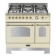 Aragaz Lofra Dolcevita RBIG96GVGT/CI, 90x60 cm, gaz, 5 arzatoare, grill, aprindere electronica, timer, crem