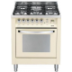 Aragaz Lofra Rainbow PR76GVT/CI, gaz, 70x60cm, 5 arzatoare, grill electric, timer, aprindere electronica, rosu