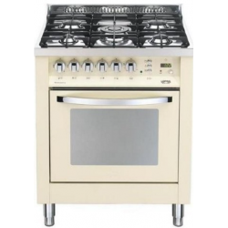 Aragaz Lofra RBI66MFT/CI, 60x60 cm, gaz, 4 arzatoare, grill, aprindere electronica, timer, crem