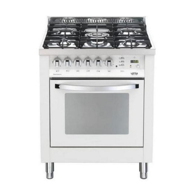 Aragaz Lofra Rainbow PR76GVT/CI, gaz, 70x60cm, 5 arzatoare, grill electric, timer, aprindere electronica, rosu