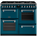 Aragaz STOVES Richmond 100 DF Deluxe 100 ALBASTRU 100 cm, cu plită pe gaz cu 7 arzătoare, cuptor