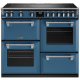 Aragaz STOVES 5052263114449 ALBASTRU 100 cm cu plită rotativă de control cu 5 zone, cuptor și grătar convențional