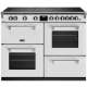 Aragaz STOVES 5052263114531 ALB 110 cm, cu plită rotativă de control cu 5 zone, cuptor și grătar convențional