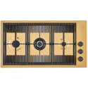 Plite Milanello Copper Foster 7680009 gaz,90cm,trei arzătoare