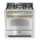 Aragaz Lofra Dolcevita RSG96GVGT/CI, 90x60 cm, gaz, 5 arzatoare, grill, aprindere electronica, timer, inox